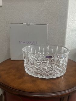 BRAND NEW Marquis By Waterford “Markham” 9” Crystal Bowl NIB
