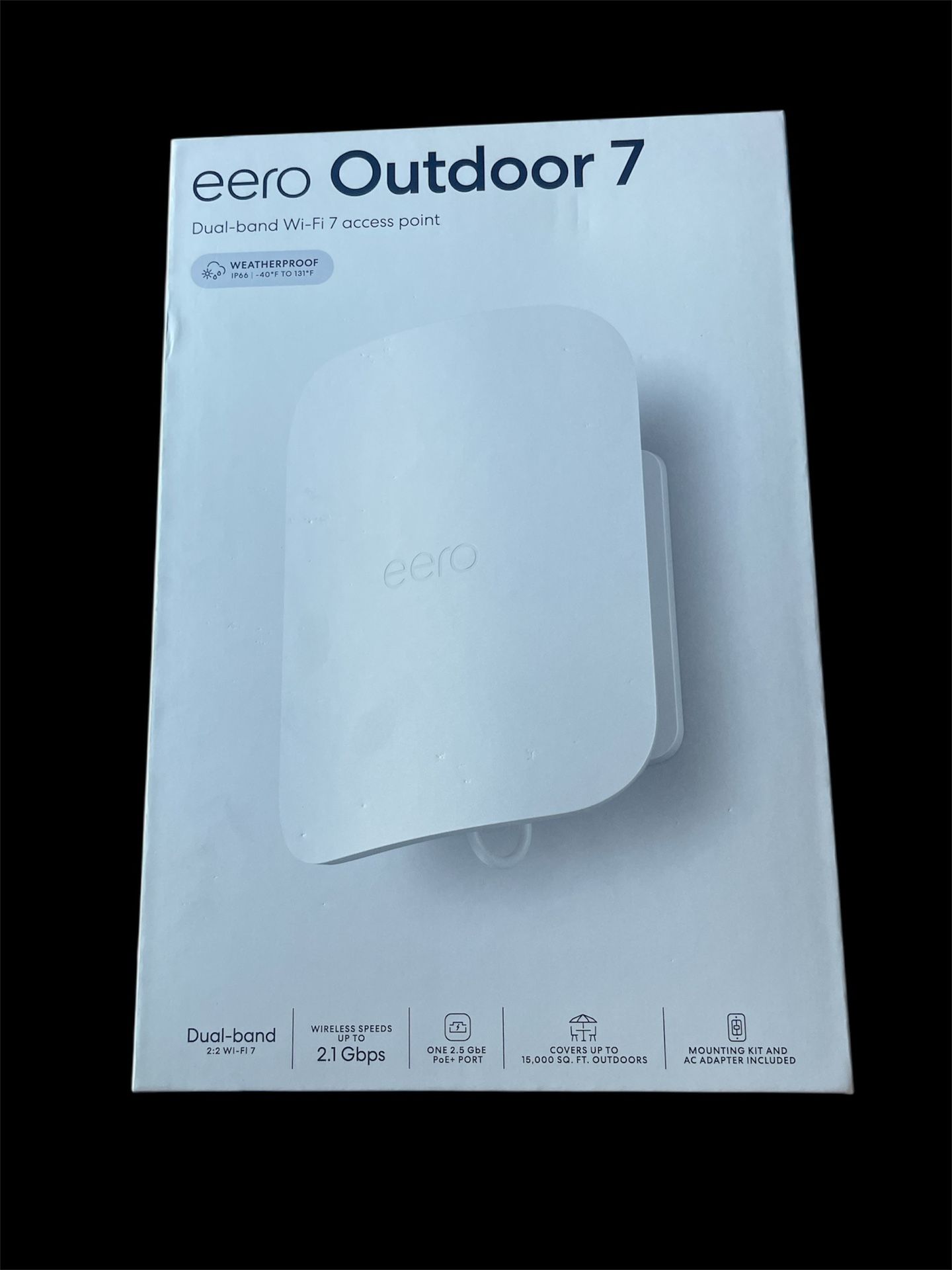 Amazon eero Outdoor 7 dual-band mesh wifi router (newest model)