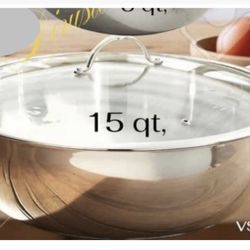 Cacerola De 15 Qt Acero Inoxidable Princess House 