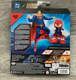 DC sonic the hedgehog Superman, and knuckles