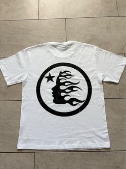White Hellstar Tee/Black writing