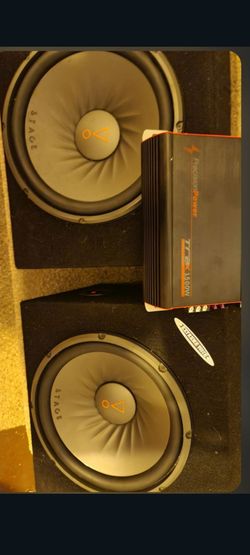 Two 10" Woofers/ Amp