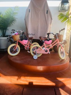 Kids Bike with helmet and knee pads