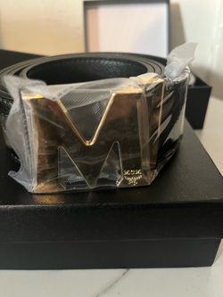 Black mcm belt