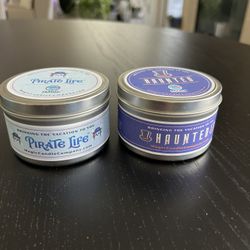 Magic Candle Co. Disneyland-themed Haunted (Mansion) & Pirate Life (Pirates of the Caribbean) Candles