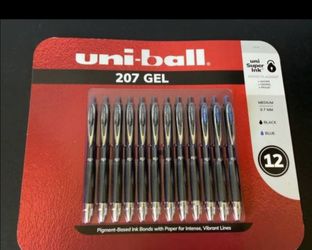 Uni-ball 207 Gel pens（12支）