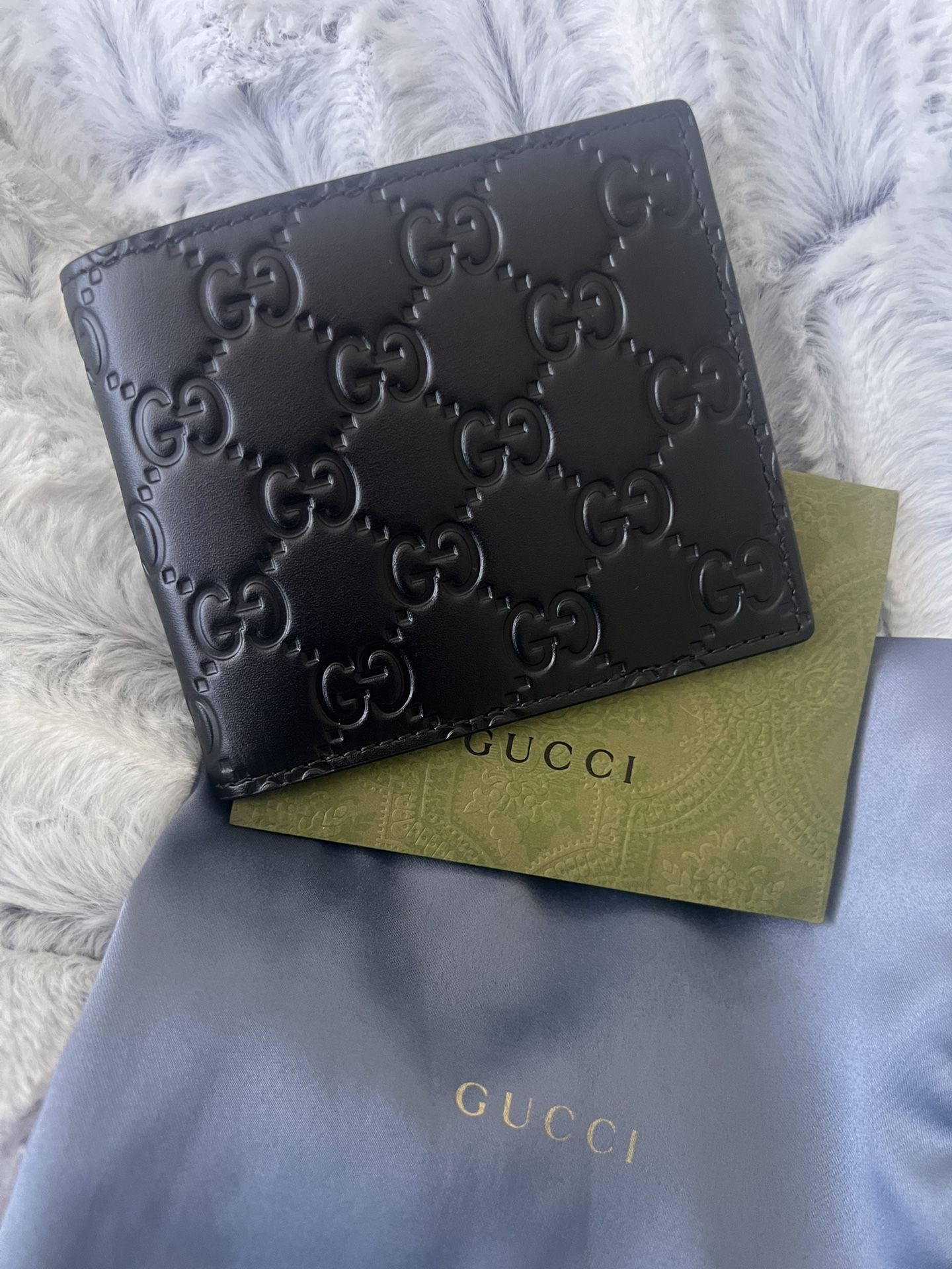 Authentic Gucci Black Wallet For Men 