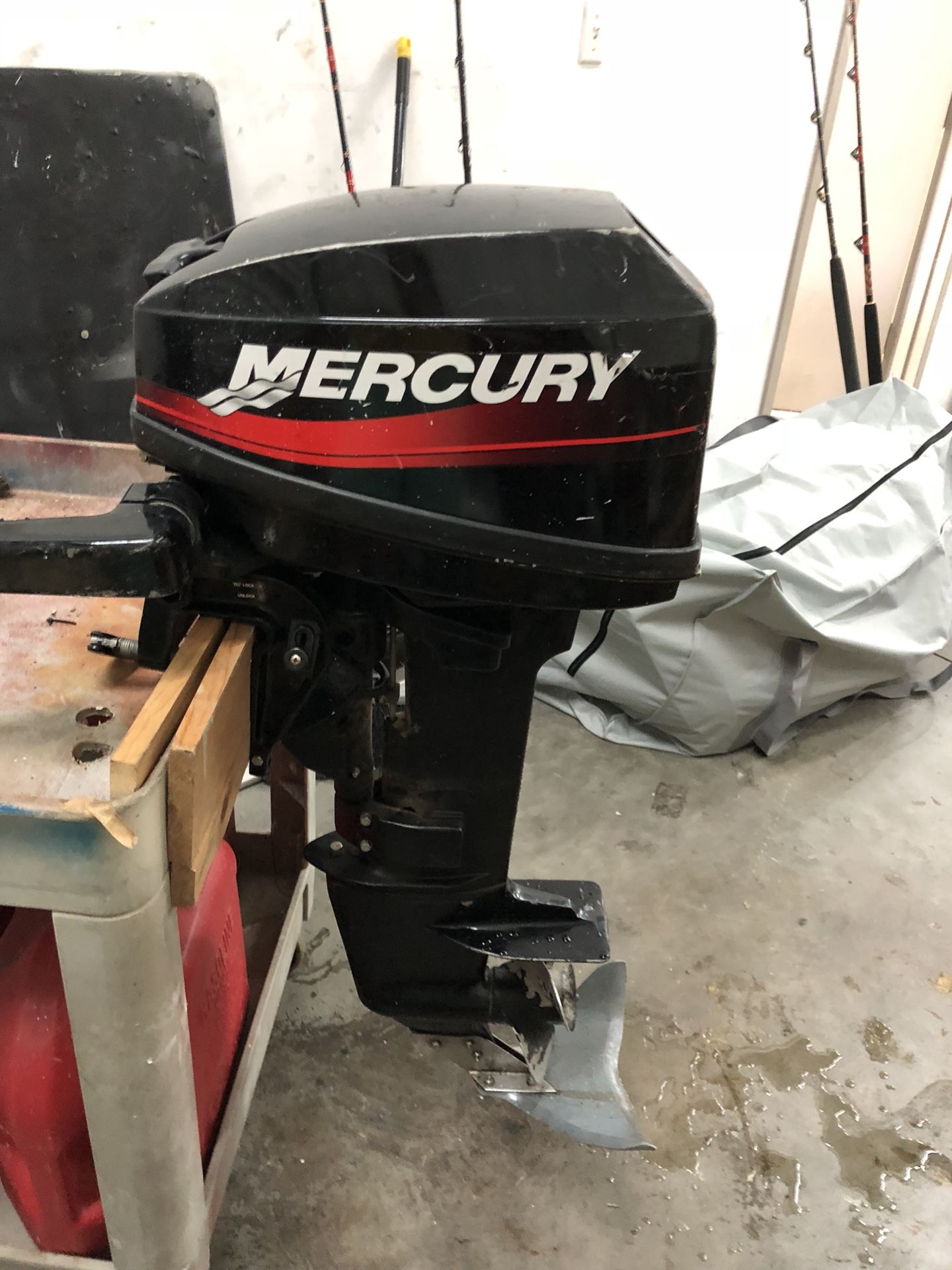 Mercury 15hp 2 stroke outboard