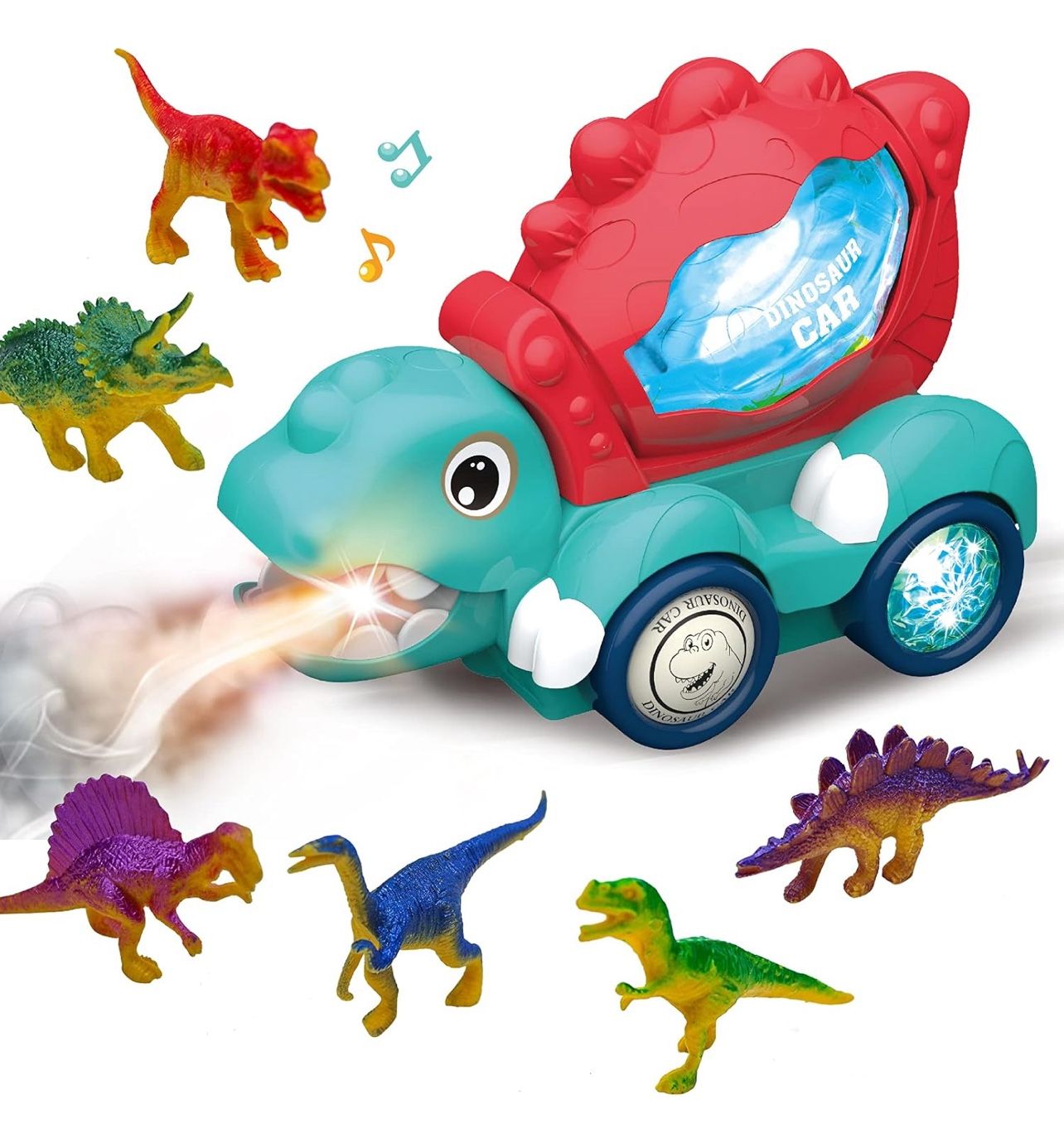 Dinosaur Toy Car Dump Truck