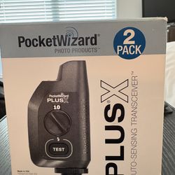 Pocket wizard plus X