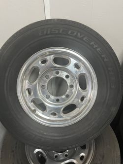8 Lug Chevy GMC Wheels And Tires HD With LT245 75R16 Tires Silverado Express Sierra Savana