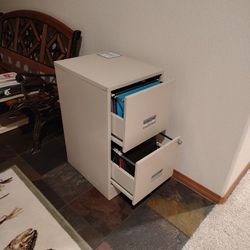 2 Drawer Metal File Cabinet
