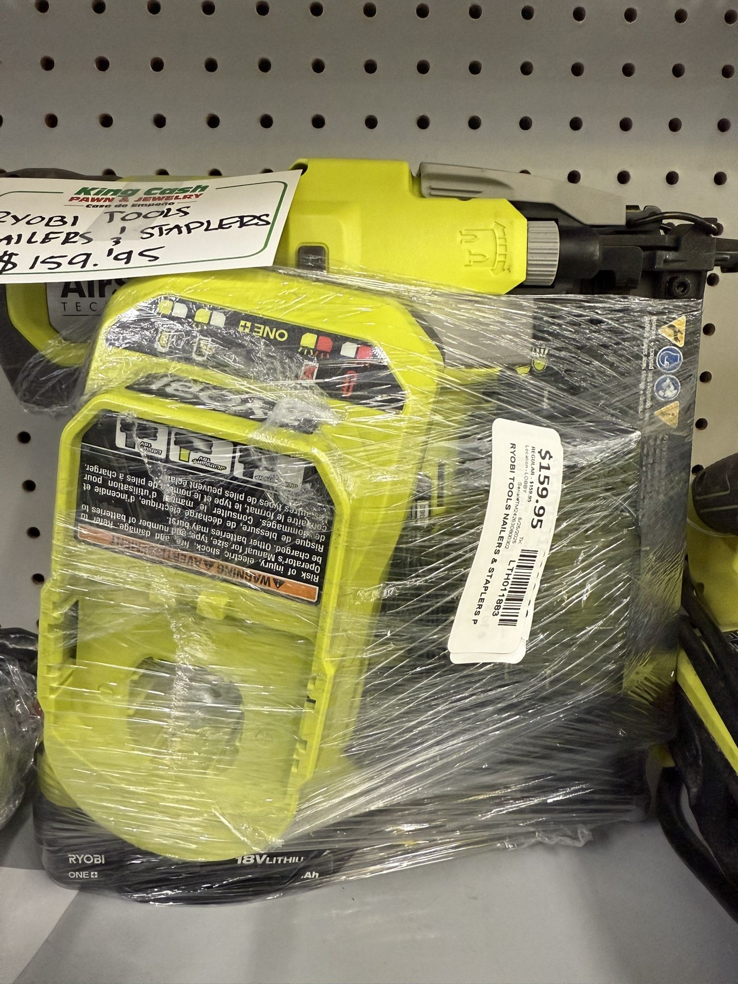 RYOBI TOOLS NAILERS & STAPLERS P