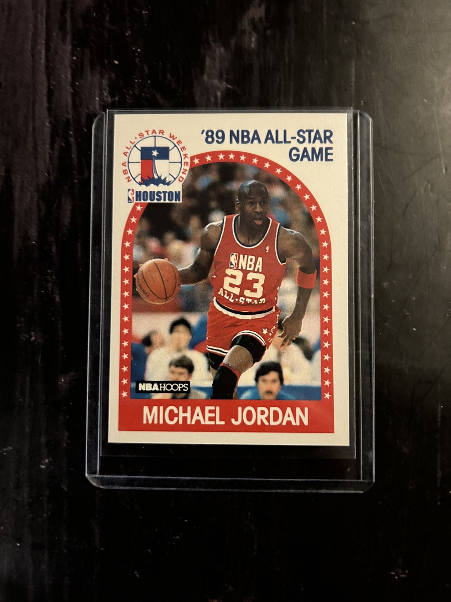 Micheal Jordan cards NBA Hoops.  Air Jordan Chicago Bulls Jersey 23 Card 