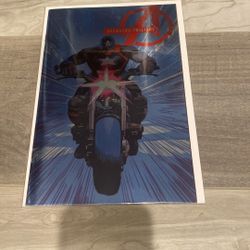 Avengers: Twilight #1 • Daniel Acuna Foil Variant Cover • Captain America