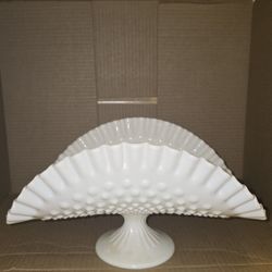 Vintage Hobnail Milk Glassware