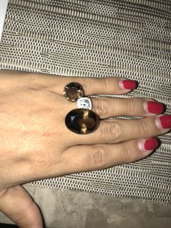 Natural stones set / piedras naturales para joyas brown