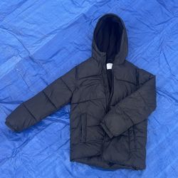 Kids Black Winter Jacket 
