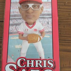 Cincinnati Reds Chris Sabo 1990 Bobblehead And SHOGO AKIYAMA Bobblehead 