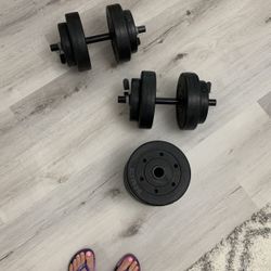 Dumbell Set Total 70 Lb