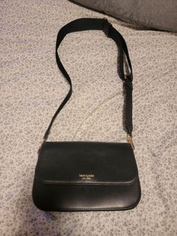 Kate Spade Black Leather Crossbody Bag