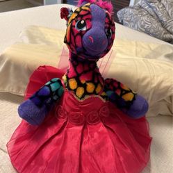 Giraffe Rainbow Color Stuffed Animal