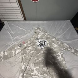 Chicago Bears Salute To Service Hoodie 3XL 