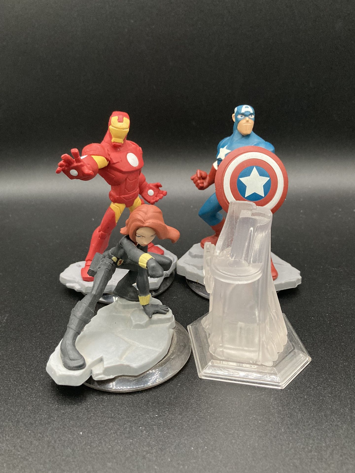 Marvel Avengers Disney Infinity 2.0 Figures With Game Set Piece Thor Iorn Man Captain America Black Widow