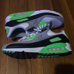 Nike Air Max 90 White/green Size 13