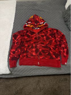 Authentic Bape Double Hoodie Size L