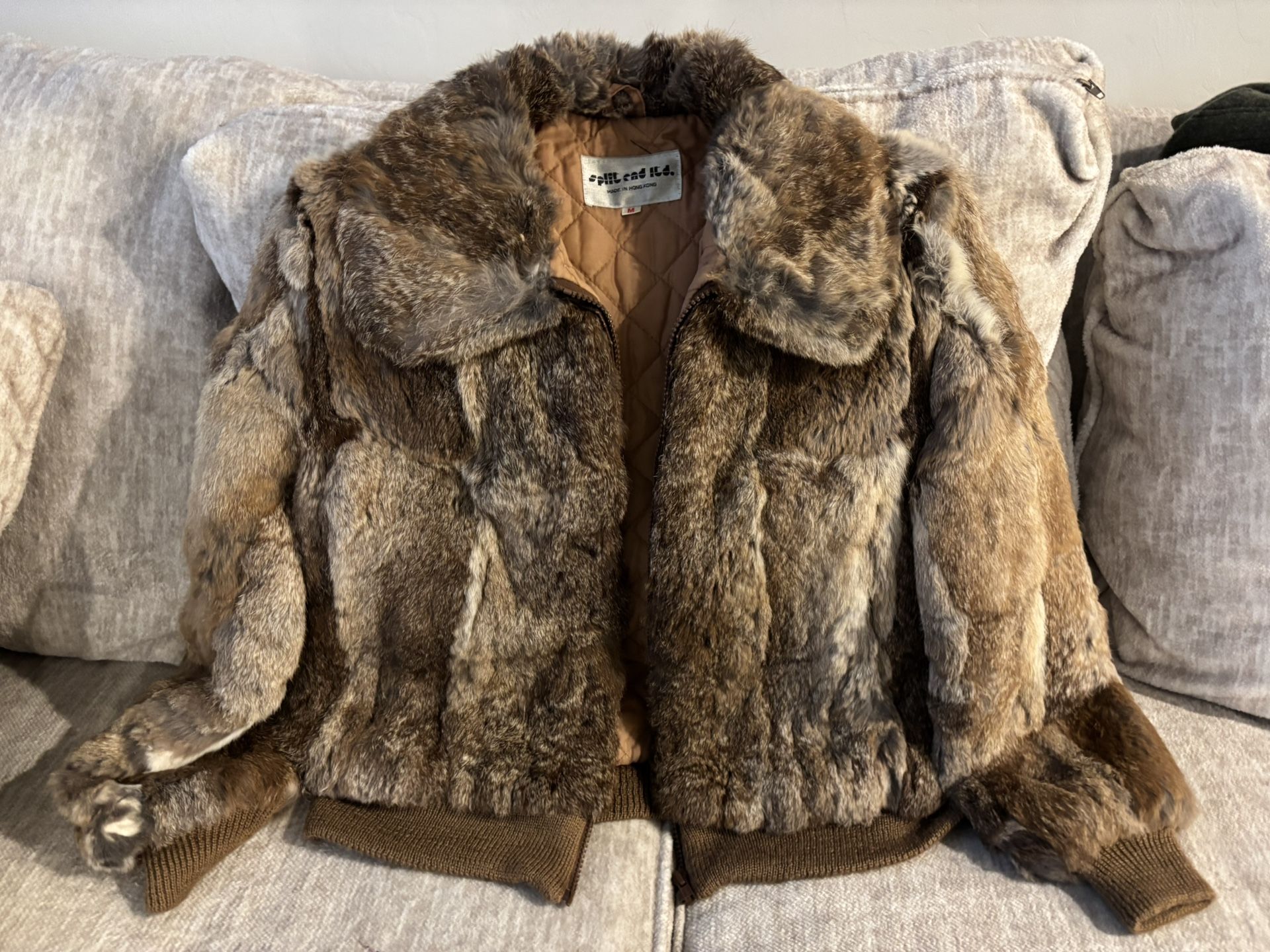 Vintage 100% Rabbit Fur