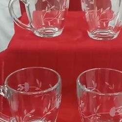 SET DE 4 TASAZ PARA CAFÉ FRIO OH CALIENTE 