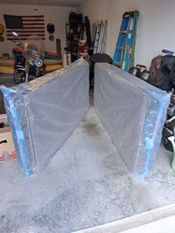 King size split box spring  (frame for sale but not included)