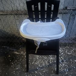 Eddie Bauer Wooden High Chair 