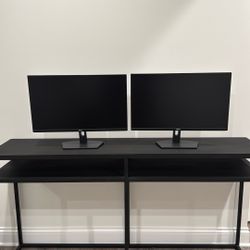 Two (2) Dell 24”  HD Computer Monitors