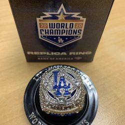 Dodgers 2020 World Series Ring SGA