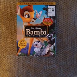 Walt Disney's Bambi 2 Disc Special Edition Brand New