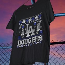 Dodgers Ugly Christmas Tee
