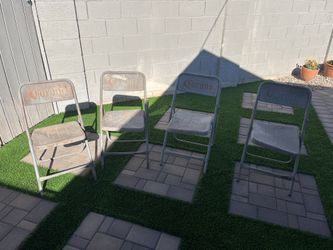 Antique Metal Corona Chairs