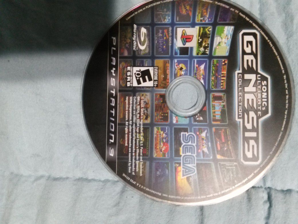 Sega Genesis PlayStation 3 Video Game 