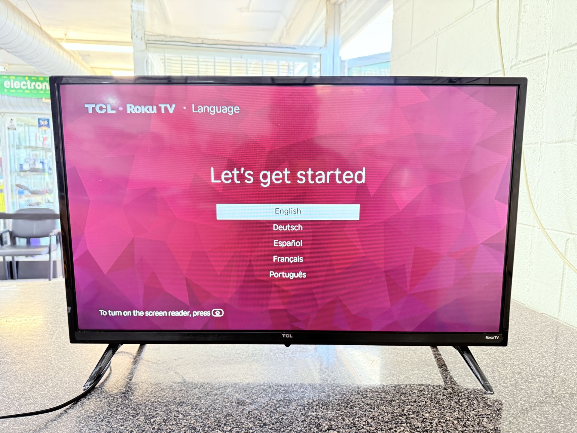 32” TCL, Model:  32331
