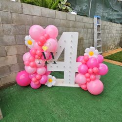 Marquee Number Balloons 