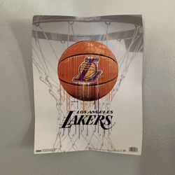 Los Angeles Lakers ball poster