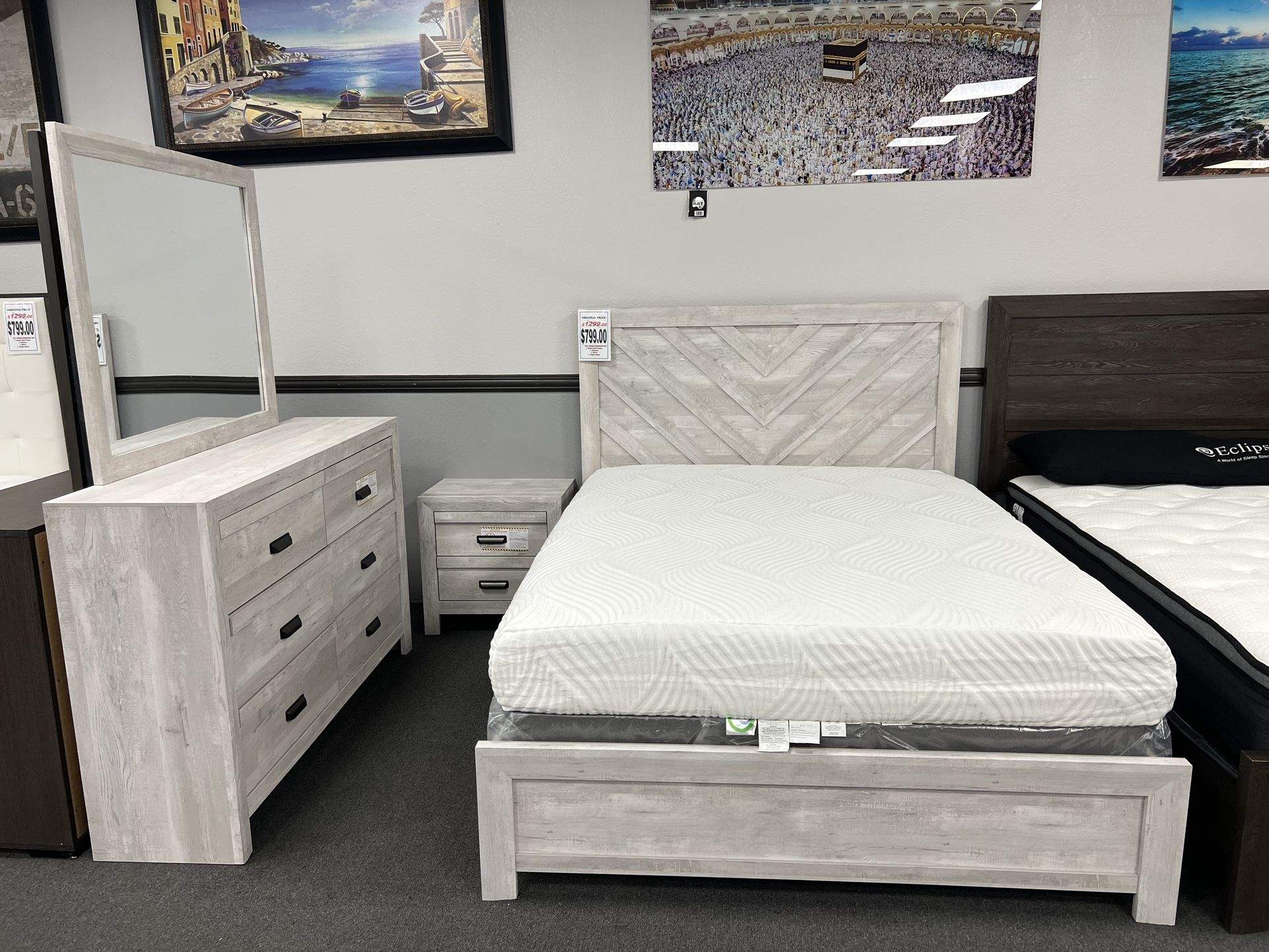 4PC Queen Bedroom Set