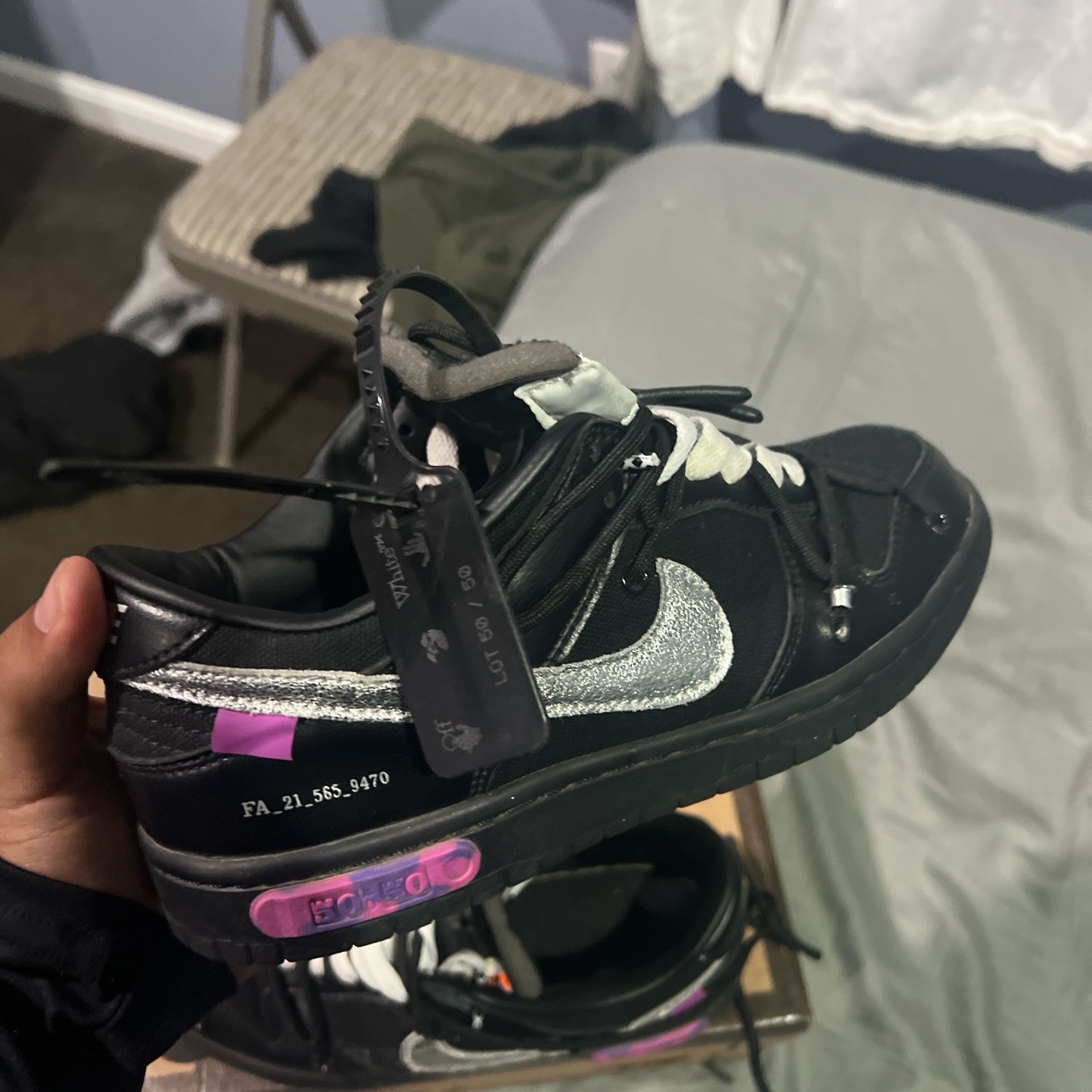 ?? Trump “FIGHT FIGHT FIGHT” High-Tops Sneakers SIZE 13 In Hand 100% authentic Men main image 3