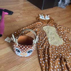 Fawn Costume W/ Basket 