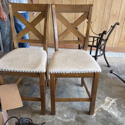 2 Counter Height Chairs 