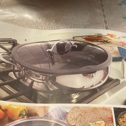 Sartén Antiadherente Con Tapa Coladora