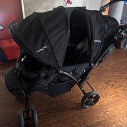 Baby Joy Double Stroller 