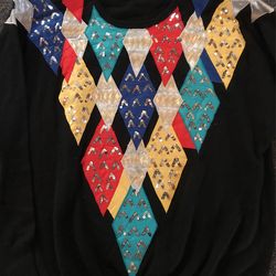 Women’s Fancy Sequined Sweater Sz. Large - great anytime and for the holidays !